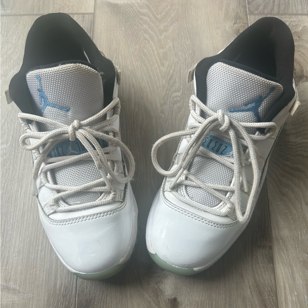 Boys Jordan 11 Retro Low All White Sneakers